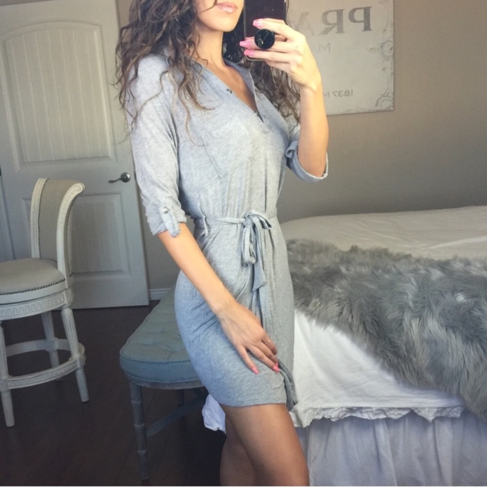 Super soft shirt dress